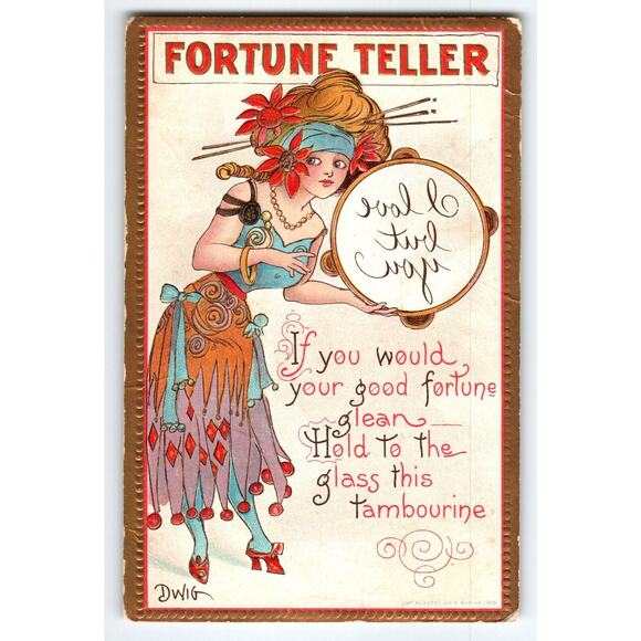 Fantasy Postcard Dwig Hold To Mirror I Love But You Fortune...